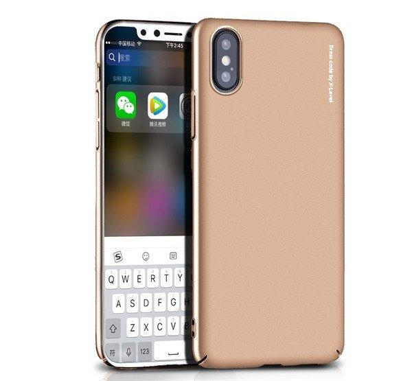 X-LEVEL KNIGHT műanyag telefonvédő (ultravékony) ARANY Apple iPhone XS Max
6.5