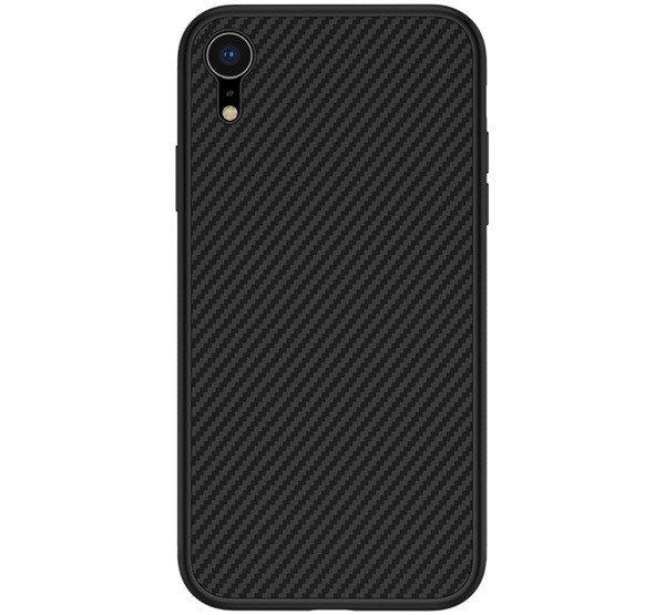 NILLKIN SYNTHETIC FIBER műanyag telefonvédő (környezetbarát, karbon minta)
FEKETE Apple iPhone XR 6.1