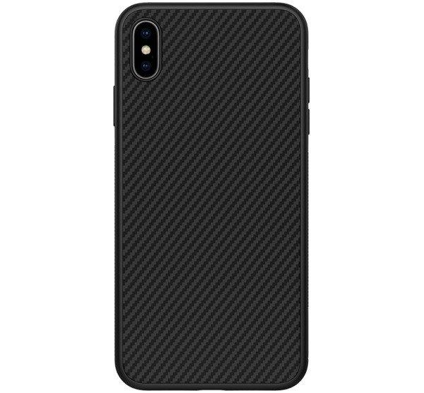 NILLKIN SYNTHETIC FIBER műanyag telefonvédő (környezetbarát, karbon minta)
FEKETE Apple iPhone XS Max 6.5
