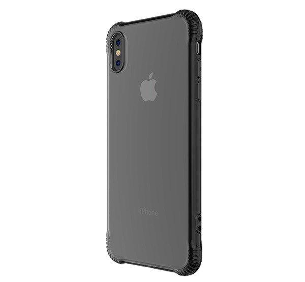 HOCO ARMOR szilikon telefonvédő (közepesen ütésálló, légpárnás sarok,
átlátszó hátlap) SZÜRKE Apple iPhone XS Max 6.5