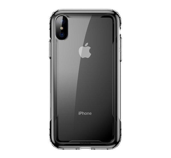 BASEUS műanyag telefonvédő (szilikon keret, közepesen ütésálló,
légpárnás keret) FEKETE Apple iPhone XS Max 6.5