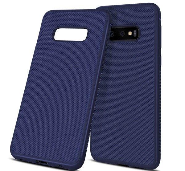 Szilikon telefonvédő (közepesen ütésálló, csíkos minta) SÖTÉTKÉK
Samsung Galaxy S10e (SM-G970)
