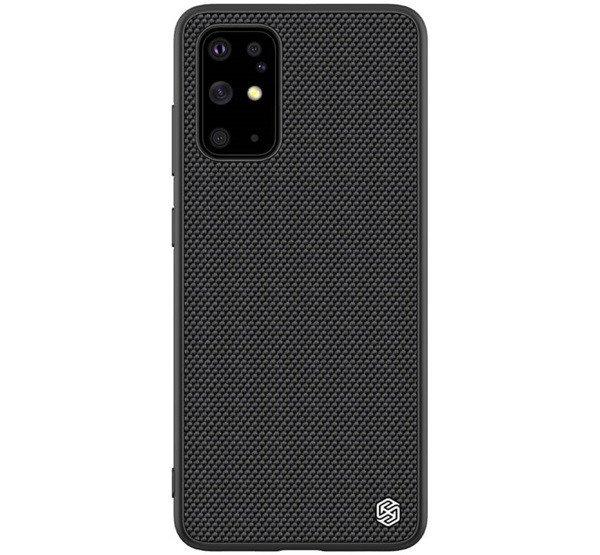 NILLKIN TEXTURED műanyag telefonvédő (érdes felület, közepesen
ütésálló, szilikon keret, 3D minta) FEKETE Samsung Galaxy S20 Plus
(SM-G985F), Samsung Galaxy S20 Plus 5G (SM-G986)
