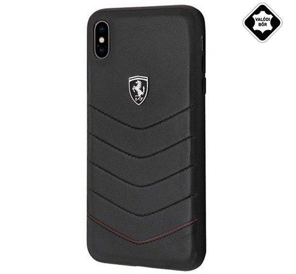 CG MOBILE Ferrari Scuderia műanyag telefonvédő (valódi bőr hátlap) FEKETE
Apple iPhone XS Max 6.5