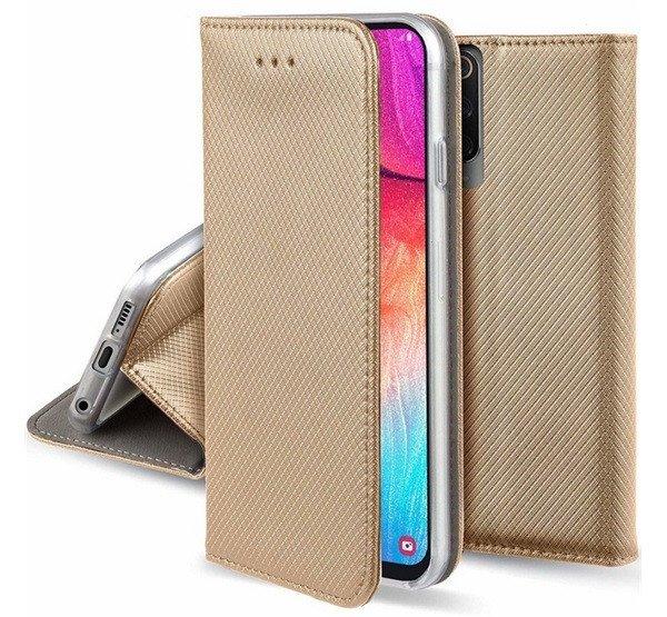 Tok álló, bőr hatású (FLIP, oldalra nyíló, asztali tartó funkció,
rombusz minta) ARANY Samsung Galaxy A52 5G (SM-A526F), Samsung Galaxy A52 4G
(SM-A525F), Samsung Galaxy A52s 5G (SM-A528)