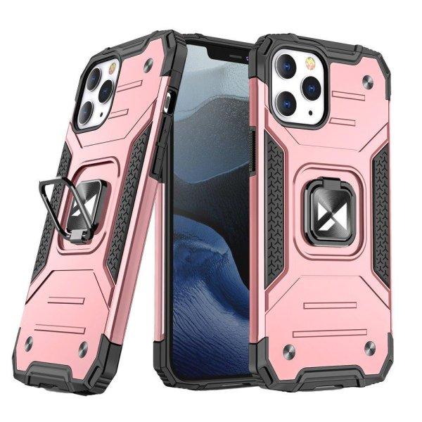 Wozinsky Ring Armor tok kitámasztható Tough ütésálló tok iPhone 13 Rose
Gold
