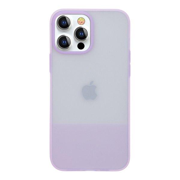 Kingxbar sima sorozat telefontok iPhone 13 szilikon telefontok lila