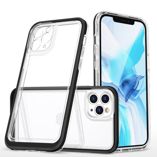 Átlátszó 3az1ben tok iPhone 11 Pro Max gél tok