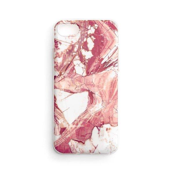 Wozinsky Marble TPU tok gél márványos Samsung Galaxy A03s (166.5)
rózsaszínű borításhoz