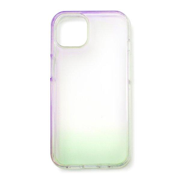 Aurora tok iPhone 13 gél neon tok lila