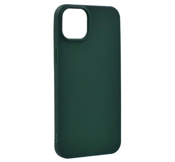 Szilikon telefonvédő (matt) SÖTÉTZÖLD Apple iPhone 14 Plus