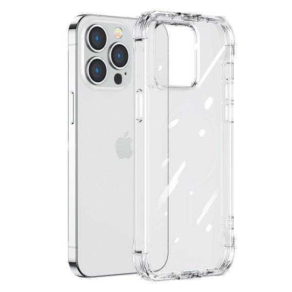 Joyroom Defender sorozatú tok iPhone 14 Plus páncélozott kampós tok
állvánnyal átlátszó (JR-14H3)