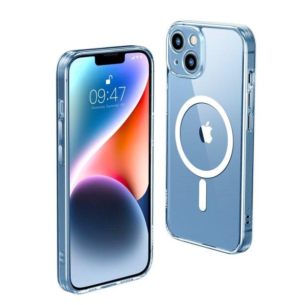 Ugreen LP642 Classy Clear mágneses védőtok Mágneses zselés tok iPhone 14
Plus átlátszó (MagSafe kompatibilis) (90935)