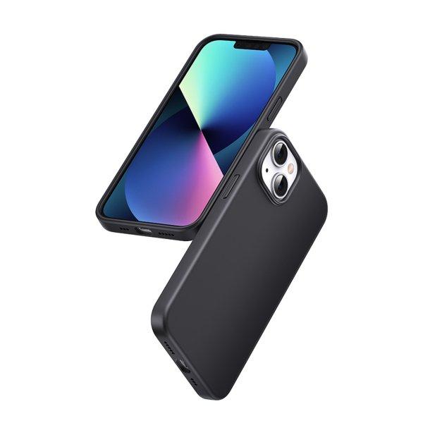 Ugreen LP626 Silky Silky szilikon védő tok Gumiból készült rugalmas
szilikon telefon tok iPhone 14 Plus fekete (90920)
