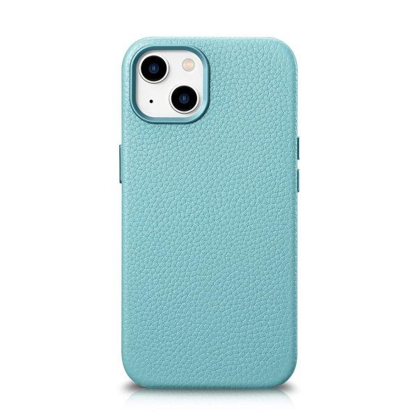 iCarer Litchi prémium bőr tok iPhone 14 Plus mágneses bőr tok MagSafe zöld
(WMI14220711-GN)