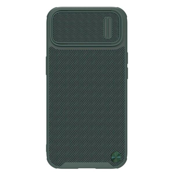 Nillkin Textured S mágneses tok iPhone 14 Plus MagSafe tok kameravédővel,
zöld színű