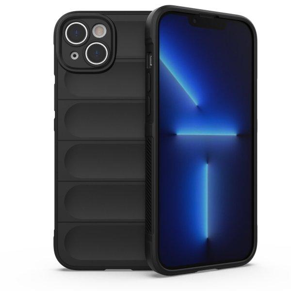 Magic Shield tok iPhone 14 Plus rugalmas Armor tok fekete