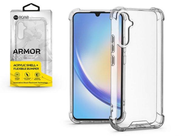 Samsung SM-A346 Galaxy A34 5G szilikon hátlap - Roar Armor Gel - átlátszó