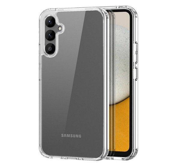 DUX DUCIS CLIN műanyag telefonvédő (közepesen ütésálló, szilikon keret,
légpárnás sarok) ÁTLÁTSZÓ Samsung Galaxy A34 5G (SM-A346)
