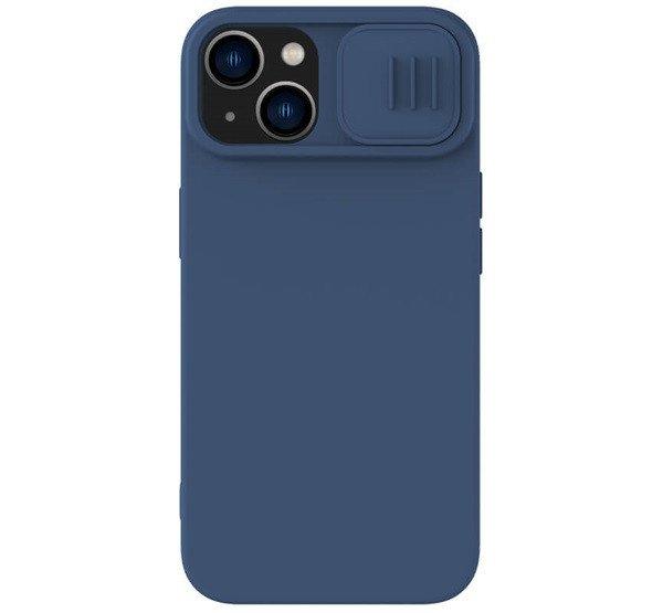 NILLKIN CAMSHIELD SILKY MAGNETIC szilikon telefonvédő (mágneses, plüss
belső, kamera védelem, környezetbarát) SÖTÉTKÉK Apple iPhone 14 Plus