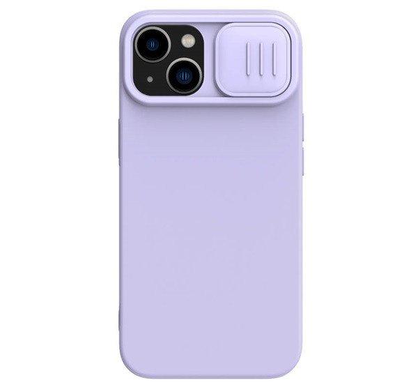 NILLKIN CAMSHIELD SILKY MAGNETIC szilikon telefonvédő (mágneses, plüss
belső, kamera védelem, környezetbarát) LILA Apple iPhone 14 Plus