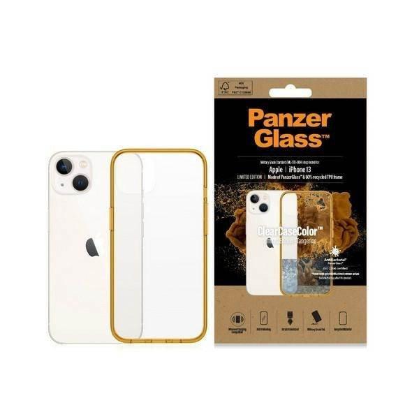 PanzerGlass ClearCase iPhone 13 6,1" antibakteriális ütésálló tok
mandarin