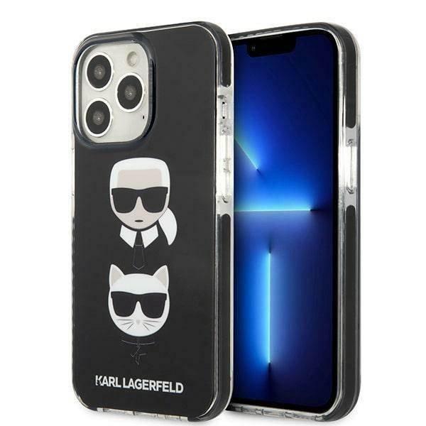 Karl Lagerfeld KLHCP13LTPE2TK iPhone 13 Pro / 13 6,1" keménytok fekete
Karl&Choupette fej