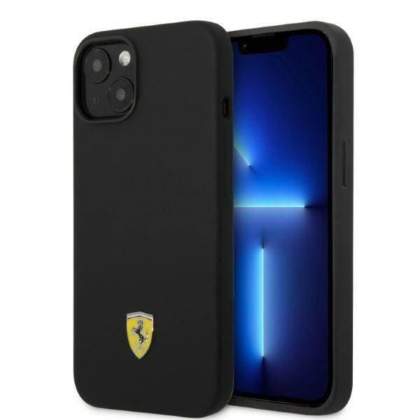 Ferrari FEHMSIP14MBK iPhone 14 Plus / 15 Plus 6.7" fekete keménytok
szilikon fém logó Magsafe
