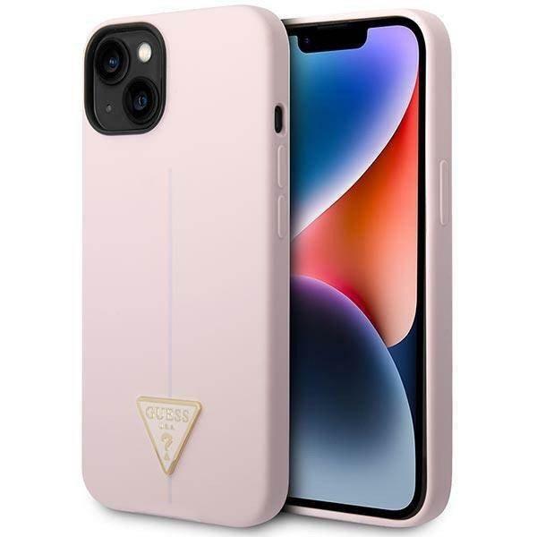 Guess GUHCP14MSLTGU iPhone 14 Plus / 15 Plus 6.7" lila keménytok Szilikon
háromszög