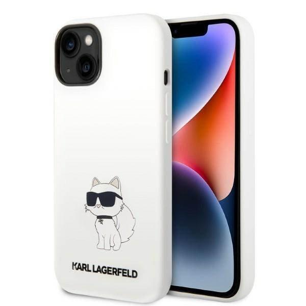 Karl Lagerfeld KLHMP14MSNCHBCH iPhone 14 Plus / 15 Plus 6,7" keménytok
fehér szilikon Choupette MagSafe