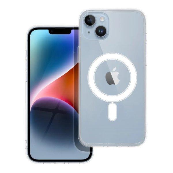 iPhone 14 Plus (6,7") telefon tok, PC / TPU tok, átlátszó, Clear Mag
Cover