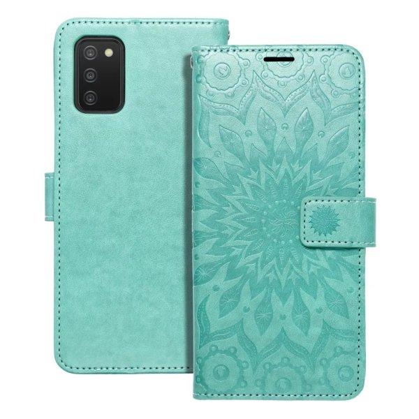 iPhone 14 Plus (6.7") telefon tok, könyvtok, oldalra nyíló tok,
mágnesesen záródó, zöld, mandala, Forcell Mezzo
