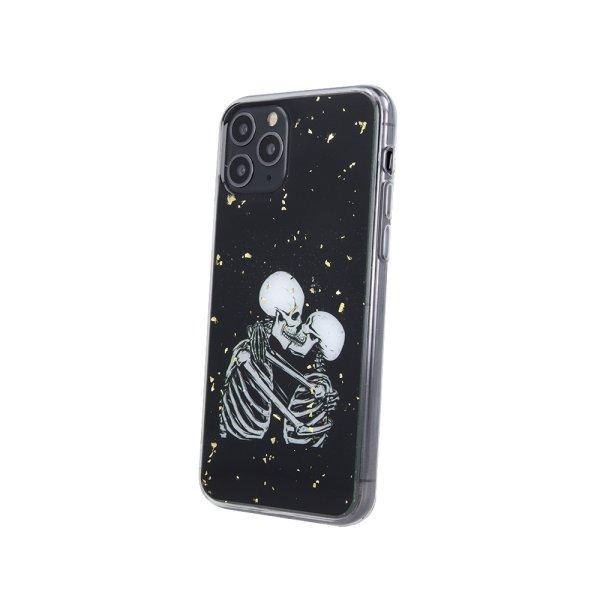 iPhone XR (6.1") szilikon tok, hátlap tok, TPU tok, fekete, Romantic
Skeletons 1