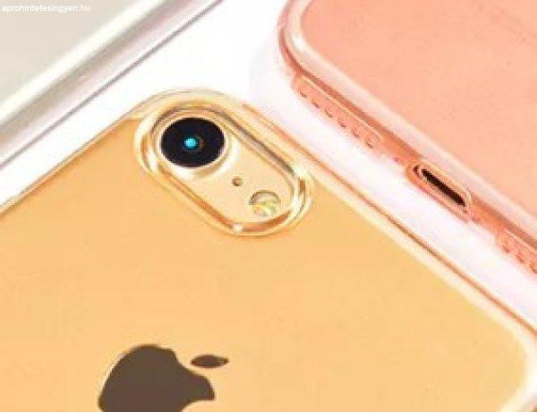 iPhone 6 / 6S (4,7") hátlap tok, szilikon tok, arany, Joway BHK05