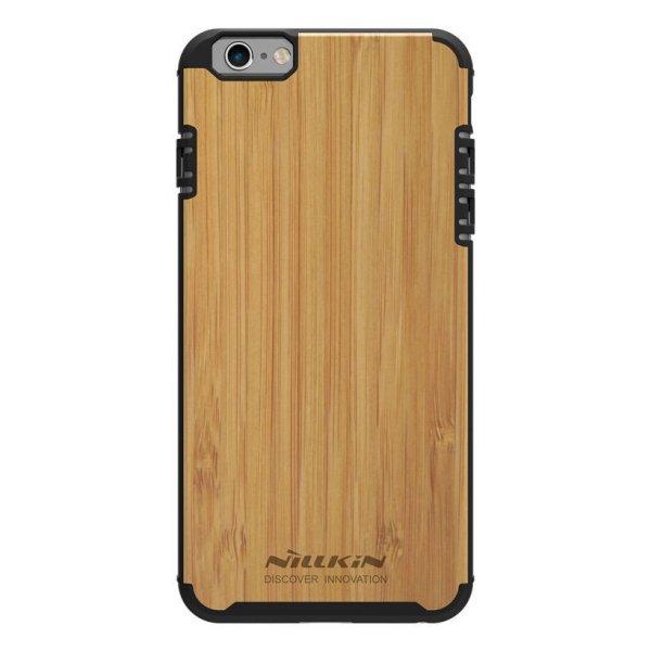 Nillkin Knights iPhone 6 6S (4,7") fekete keretes bambusz fa prémium
hátlap tok