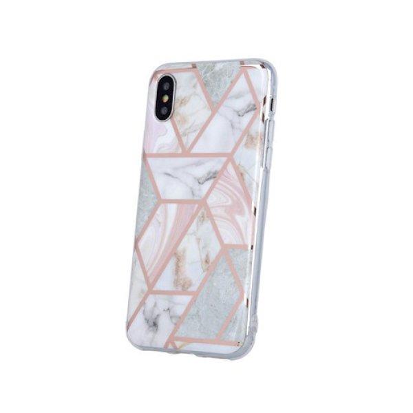 Samsung Galaxy A03s hátlap tok, TPU tok, márvány mintás, pink, SM-A037,
Geometric Marmur