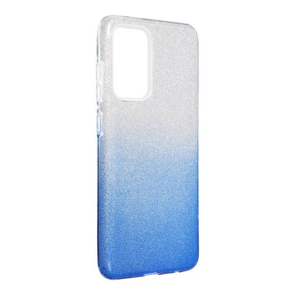 Samsung Galaxy A52 4G / A52 5G / A52S szilikon tok, csillámos, hátlap tok,
SM-A525, kék-ezüst