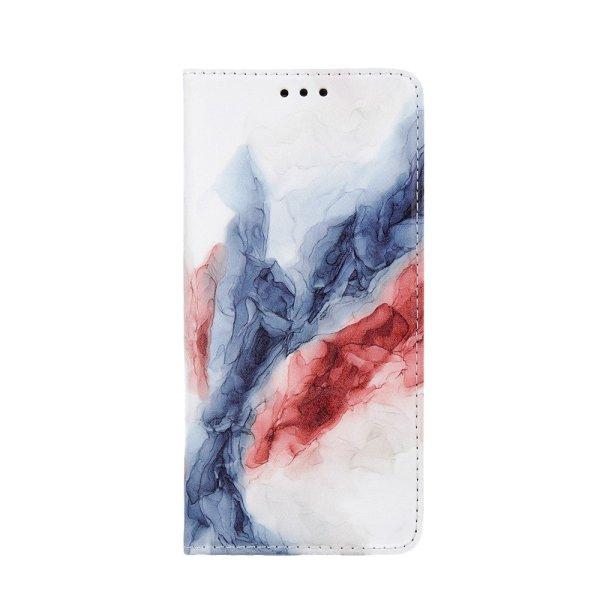 iPhone 13 (6,1") telefon tok, könyvtok, oldalra nyíló tok, mágnesesen
záródó, márvány mintás "marble 9", Smart Trendy