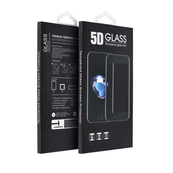 Samsung Galaxy S10 Lite / A91 előlapi üvegfólia, edzett, hajlított, fekete
keret, SM-G770, 5D Full Glue