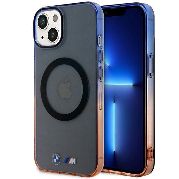 Etui BMW BMHMP14MHTGE iPhone 14 Plus / 15 Plus 6.7" szürke keménytok
Gradient Bumper MagSafe