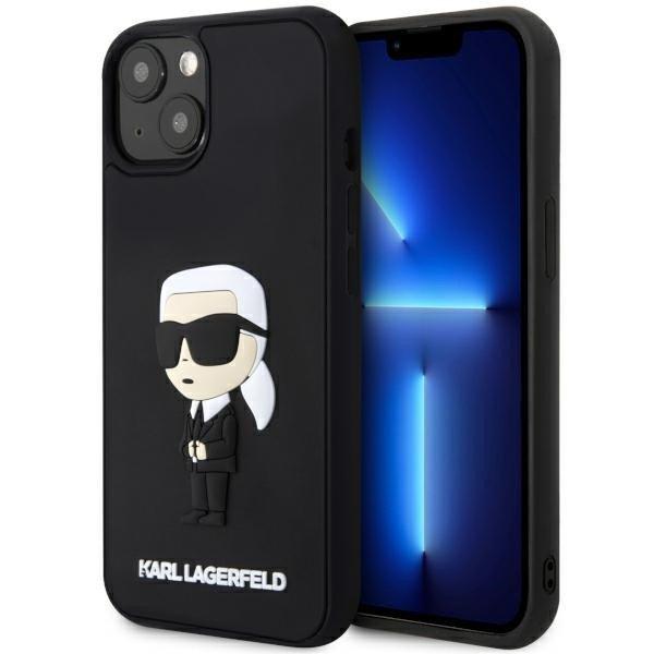 Karl Lagerfeld KLHCP14M3DRKINK iPhone 14 Plus / 15 Plus 6.7" fekete
keménytok gumi ikonikus 3D