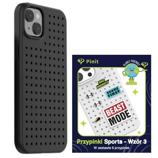 Etui Pinit Dynamic + Sport Pin iPhone 14 Plus / 15 Plus 6.7" fekete minta 3
tok