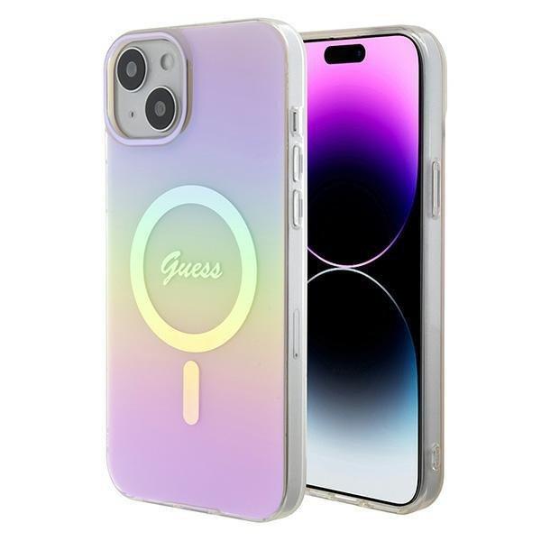 Guess GUHMP15MHITSP iPhone 15 Plus / 14 Plus 6.7" rózsaszín keménytok
IML Iridescent MagSafe IML Iridescent MagSafe