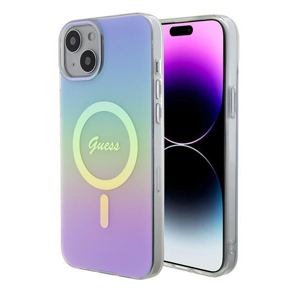 Guess GUHMP15MHITSU iPhone 15 Plus / 14 Plus 6.7" lila keménytok IML
Iridescent MagSafe