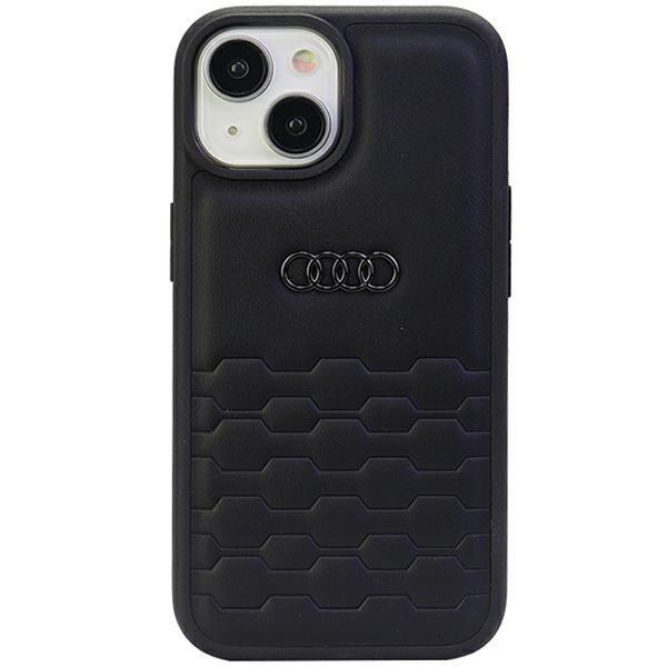 Audi GT Szintetikus bőr iPhone 15 Plus / 14 Plus 6.7" fekete keménytok
AU-TPUPCIP15M-GT/D2-BK