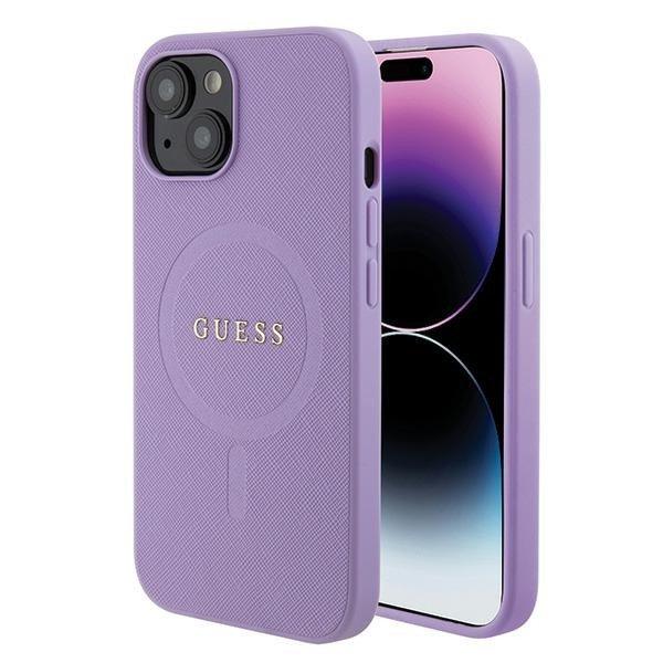 Guess GUHMP15MPSAHMCU iPhone 15 Plus / 14 Plus 6.7" lila keménytok
Saffiano MagSafe