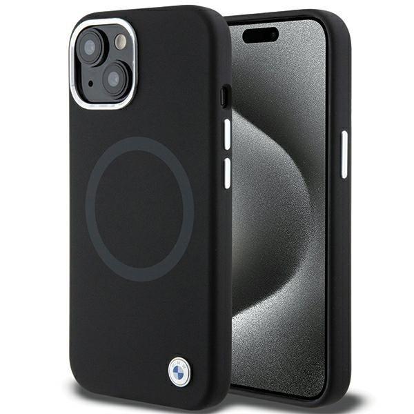 BMW BMHMP15MSILBK2 iPhone 15 Plus / 14 Plus 6.7" fekete Signature
folyékony Silicone MagSafe Signature tok