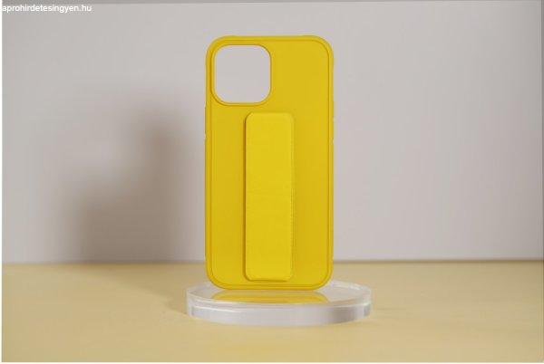 iPhone 14 Plus TPU+PC gumír. kitámaszt. tok,Sárga