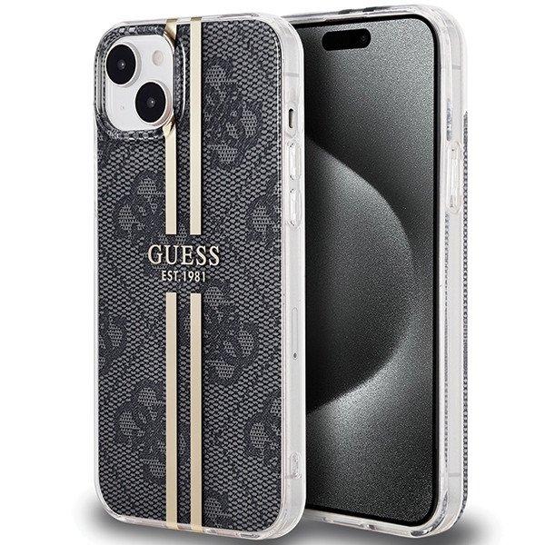 Guess GUHCP15MH4PSEGK iPhone 15 Plus / 14 Plus 6.7" fekete keménytok IML
4G aranycsíkos