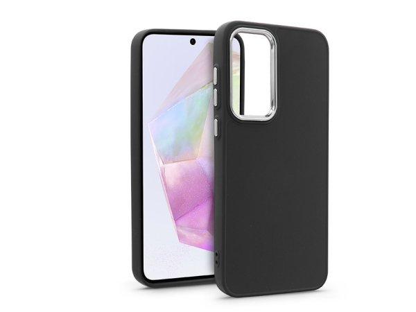 Haffner Frame szilikon tok - Samsung SM-A356 Galaxy A35 5G - fekete